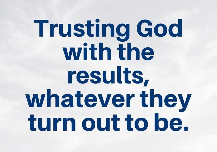 Short prayer for good test results quote on minimalist cloud background